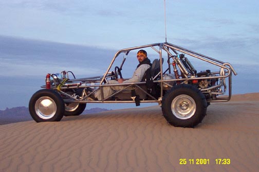 Jeff in his buggy